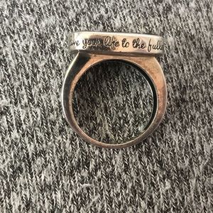 Silpada “Live your life to the fullest” Ring